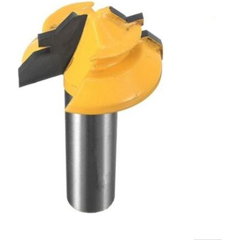 45 brocas de inglete de bloqueo de 1/2" con vástago de 1/2" para carpintería (1 unidad)