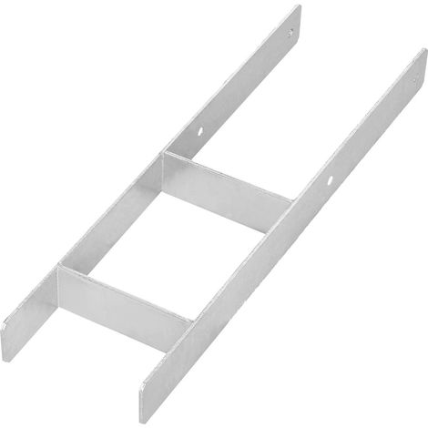 H-förmiger Säulenfuß zum Einbetten, Halterung, verzinkter Stahlanker, 160 mm