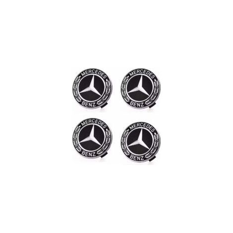 Enjoliveurs pour console centrale Mercedes-Benz 75 mm ABS - Accessoires auto - (4 pièces) (1/2)
