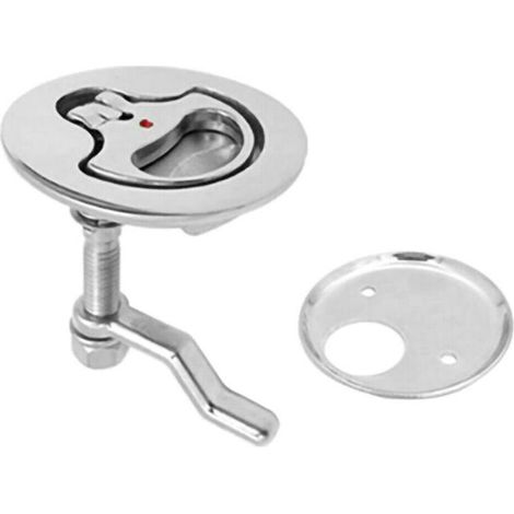 Stainless steel 316 floor-mounted lock for marine applications – boat accessories – 10" floor-mounted lock