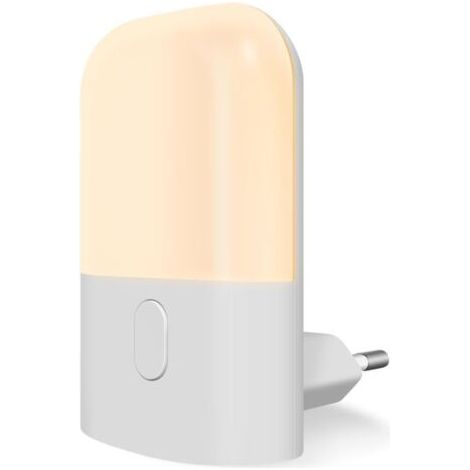 Nachtlicht con sensore di crepuscolo, luminosità regolabile, 3 livelli di luminosità, luce notturna per bambini, bianco caldo 2700 K (1/4)