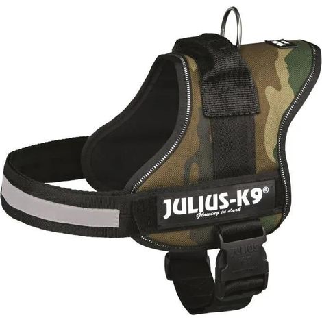 Trixie Power Julius-K9 Geschirr Camouflage Größe Mittel-Groß