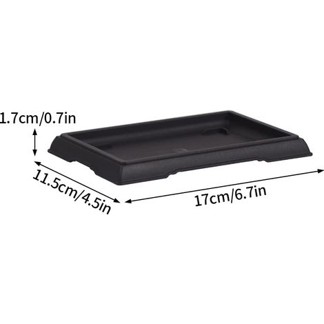 (Plateau M) Pots de fleurs rectangulaires imitation terre cuite violette pour plantes, jardin extérieur, aménagement paysager, pots à bonsaï pour plantes (1/4)