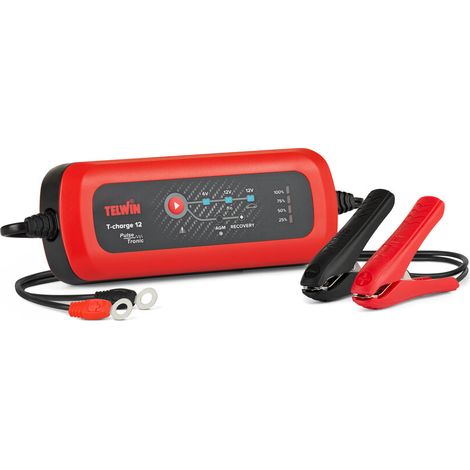 Telwin 807567 Cargador Mantenedor Carga 12 GEL HÚMEDO AGM MF PbCa EFB 6/12V (1/3)