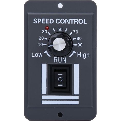 Régulateur de Vitesse PWM 12-60V 40A pour Moteur à Balais - Commutateur Réversible (1/5)