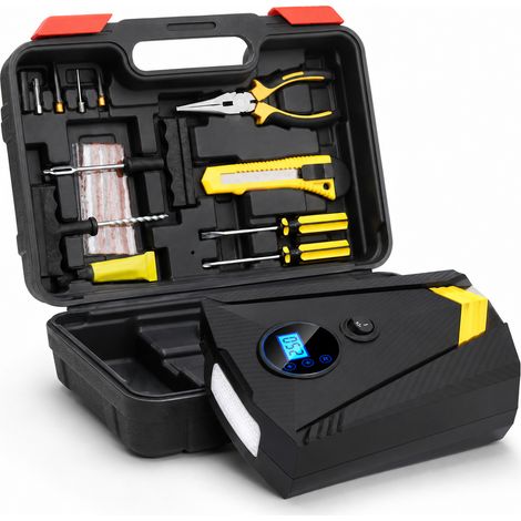 Cordless Portable Compressor with Screen for Car 19 Cylinders (1/5)