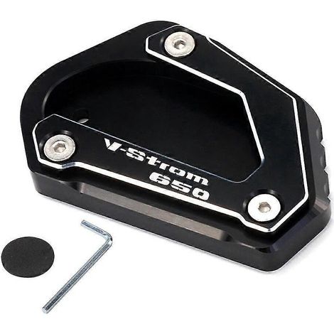 Seitenständer-Verlängerungsplatte für Suzuki V-Strom 650/XT DL650 (2004–2022) – schwarz