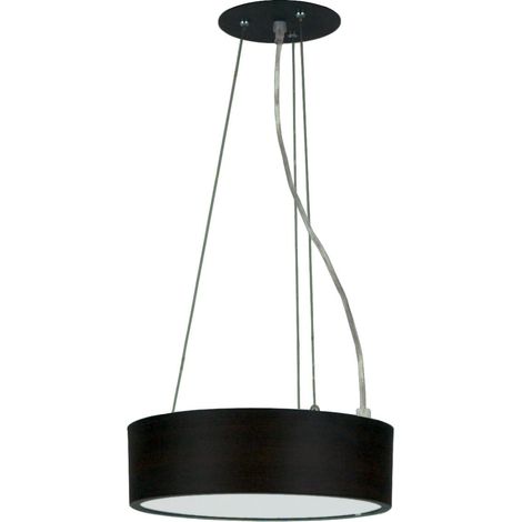 Lampada a sospensione LED Candellux ZIGO Ø33 wengé