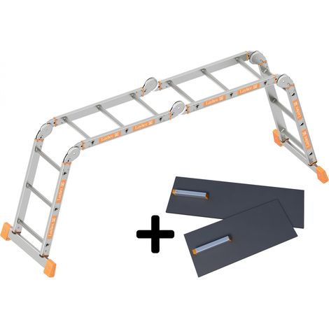Layher Topic 1057 Kofferraumleiter 4x3 Sprossen inklusive Plattform (1/5)