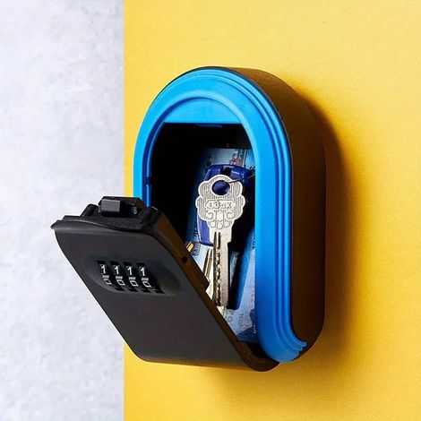 Boitier de rangement pour clés avec serrure a combinaison pour maison boite de securite avec accessoires d installation