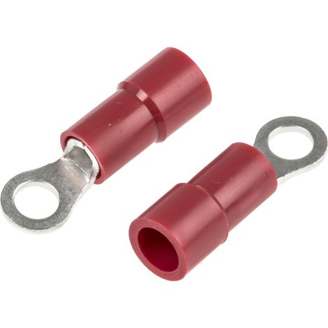 Cosses à œillet RS PRO, Isolé, Rouge, 1.5mm², M3, 5.5mm