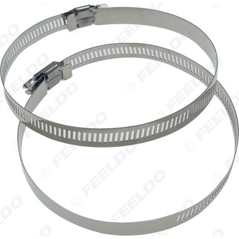 Anneau métallique réglable pour cache-poussière de phare de voiture (45 mm-110 mm) - Cache-poussière de phare LED avec anneau métallique