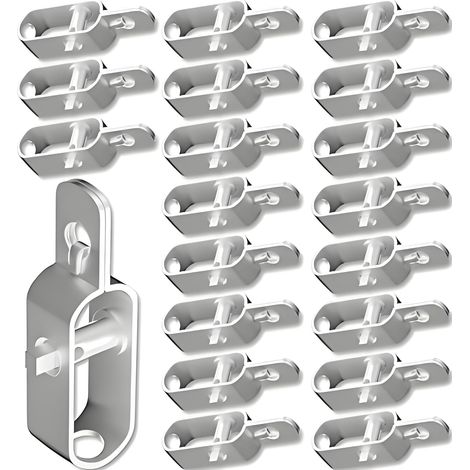 Lot de 20 Tendeur de Clôture Tendeurs à Fil Barbelé Longeur 3 105mm Raidisseur Acier Connecteurs Zingués et Revêtus de  Kit de Tendeur de Corde de Fer WR6 DA219