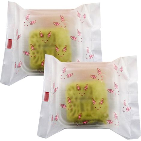 200 Sachets cellophane, 10 x 13,5 cm, prédécoupés, antiadhésifs, transparents, pour bonbons thé biscuits (1/5)
