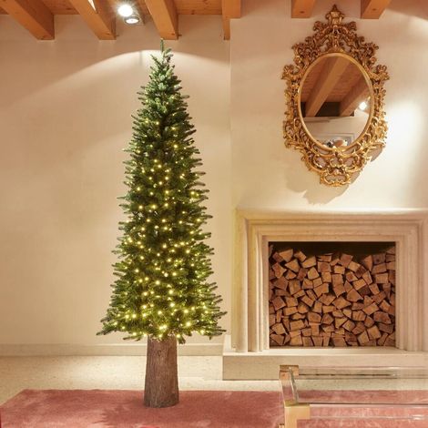 EDG Enzo De Gasperi Albero di Natale Pino SLIM H 240 C /610 MINILED D 85