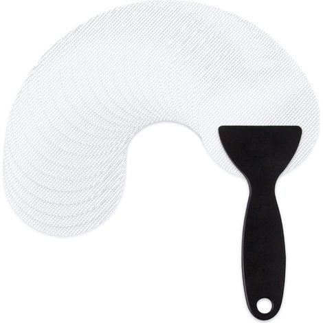 24 autocollants antidérapants pour baignoire, diamètre 8 cm, micro-perforés, adhésif renforcé, usage salle de bain et escaliers (1/5)