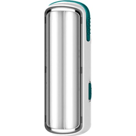 1 Lampe rechargeable double tube, LED haute puissance, interrupteur réglable, format compact, pour camping et urgence