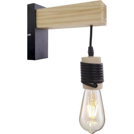 Applique industrielle Milford - 1 ampoule - L 6 x l 15 x H 20 cm - Livraison gratuite (1/4)