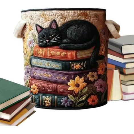 Panier de rangement matelassé Grand panier de rangement multifonctionnel Panier de rangement en tissu avec poignées Idéal pour jouets, poupées, livres, vêtements, goûters, salon, chambre, salle de (1/5)