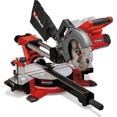 [Ancienne version] Einhell Scie à onglet radiale sans fil TE-SM 36/210 Li-Solo PXC (36V, 3.800 trs/min, Lame Ø210 x ø30 mm, laser de visée) Livré sans Batterie ni Chargeur (1/5)