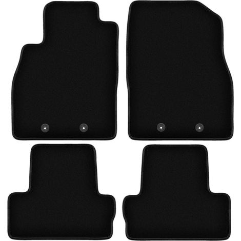 Tapis de sol en velours noir BASIC pour : Chevrolet Volt à hayon (2012-2017) (1/5)