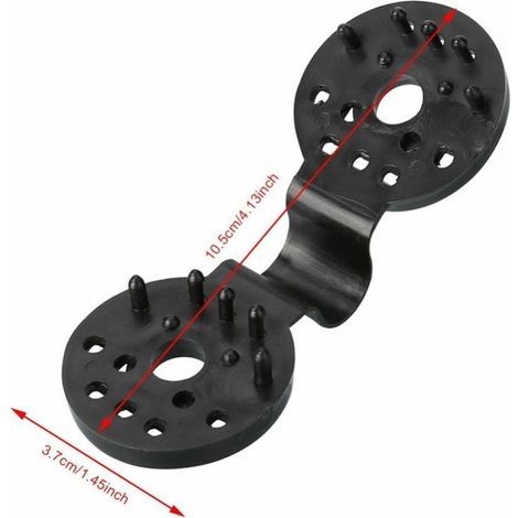 Lot de 20 Clip de Fixation pour Brise Vue, Clip Spécial avec œillet en Plastique, Clips de Fixation Traités Anti-UV pour Brise Vue, Filet, Clôture, d'ombrage，Lilaris (1/4)