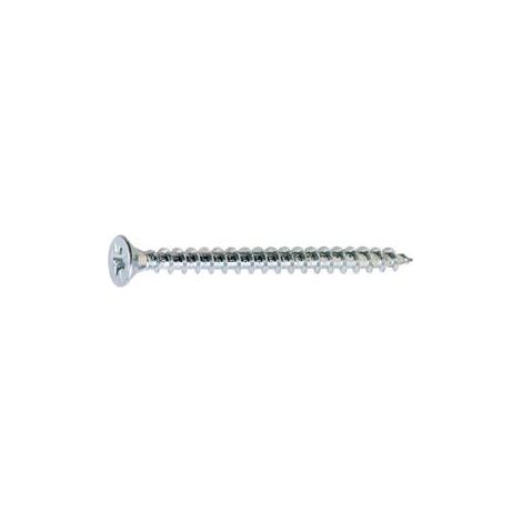 VITE TRUCIOLARE TSP CAVA PZ INT. FILETTATA ACCIAIO ZINCATO IN BLISTER- - ø mm.3,5x40 in blister pz.50 (B) - 5 blister AMBROVIT