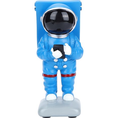Miniatur-Handyhalter aus Kunstharz in Astronautenform, Deko-Element für Büro und Zuhause (1/5)