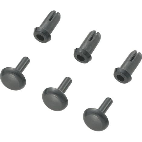 TRU COMPONENTS TC-SRR-365K203 TC-10820812 Rivet à expansion Ø du trou 3 mm noir 1000 pc(s)