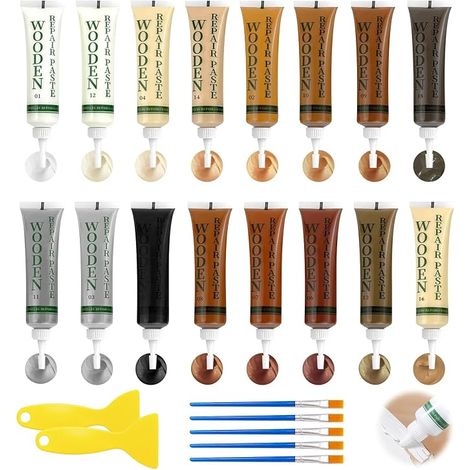 16 Colours Repair Kit for Wooden Furniture (1/5)