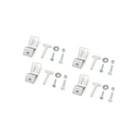 ATTACHES DE FIXATION POUR LAVABOS SOUS PLAN AVEC RÉGLAGE
