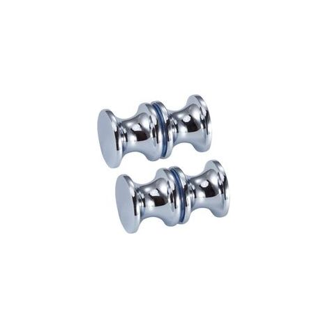 Poignée de porte de douche, poignée de porte de baignoire en acier inoxydable 2pcs pour la maison, salle de bain (1/5)