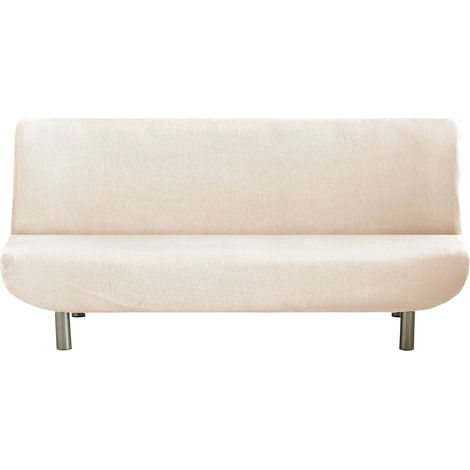 Eysa Italia Ulises Copridivano Elastico Clic Clac, Poliestere-Cotone, Bianco, 180 a 200 cm/3 posti