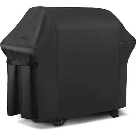 Grillabdeckung – Wasserdicht – Verstellbar – 147 x 61 x 122 cm – Schwarz (1/5)