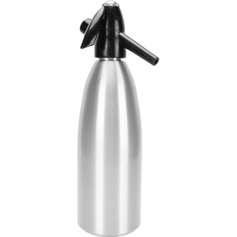 Machine eau pétillante 1L siphon soda portable – Maison bar extérieur fabrication cocktails boissons DIY, cuisine (1/5)