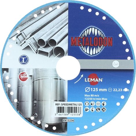 DISQUE DIAMANT D125X22.23 METAL