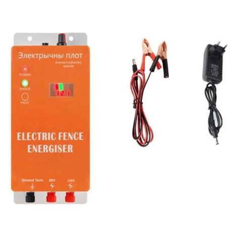 5 KM ClôTure éLectrique ,Electrificateur, conducteur et isolateur de clôture ClôTure éLectrique Solaire Pour Animaux ClôTure éLectrique Pour Animaux ÉLevage D'Animaux ÉLectrique ContrôLeur Vache Mout (1/4)