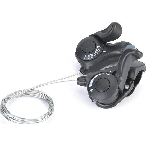 Une paire de manettes de vitesses à pouce TX-30 pour vélo de montagne, 3x7 vitesses. (1/5)
