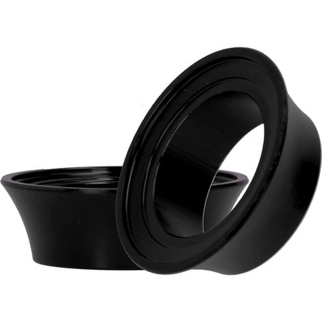 Lot de 2 rondelles coniques en alliage d'aluminium CNC de 15 mm pour fourche avant de vélo, entretoises de potence conique noires (1/5)