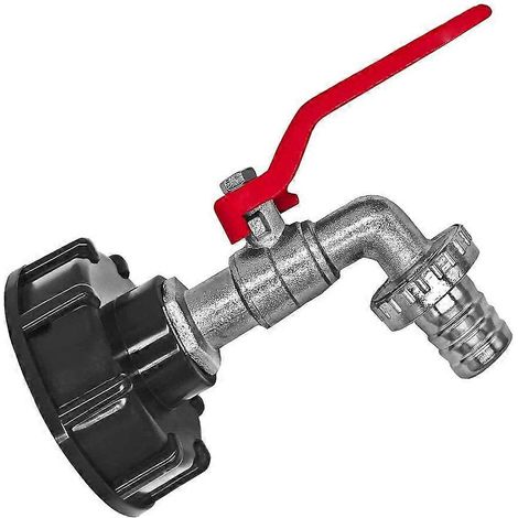 Raccord de robinet de réservoir 3/4" - Adaptateur de raccordement d'eau - Robinet de jardin (1/4)