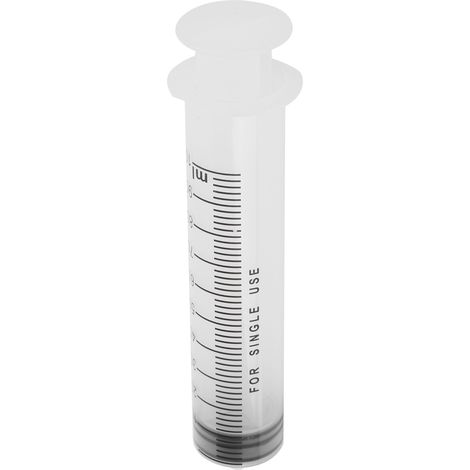 Seringue en plastique de grand diamètre avec tubulure, outil de mesure jetable, transparente, 100 ml. (1/5)