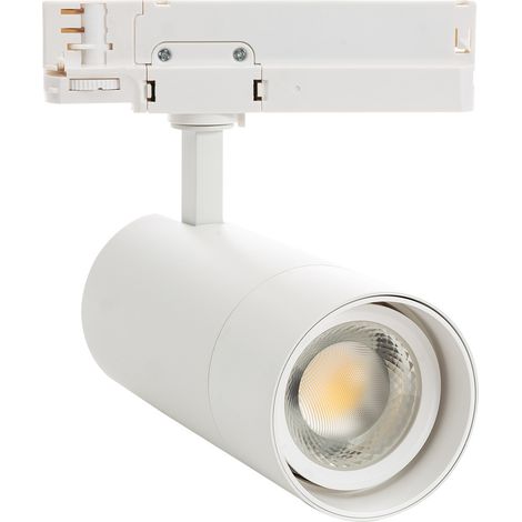 Foco Carril LED Trifásico 40W Wild CCT Seleccionable Multiángulo 24-60º Blanco (1/5)