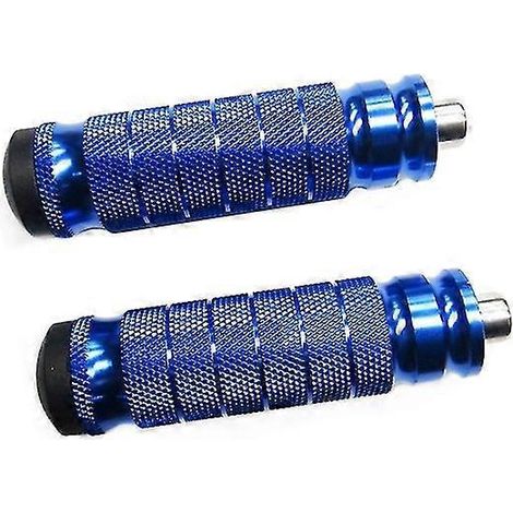 Stück CNC-gefräste Aluminium-Motorrad-Fußrasten, Fußstützen, Pedal-Zehenrasten für Yamaha, KTM, Kawasaki, Honda – Blau (1/5)