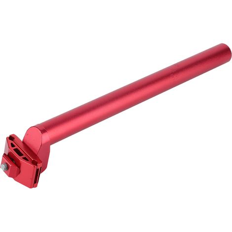 Tige de selle vélo de montagne 25,4x300 mm anti-choc, tube de selle pour VTT (rouge) (1/5)