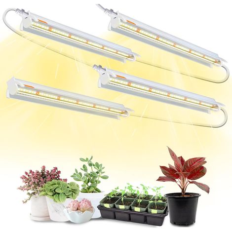 T5 Vollspektrum-LED-Pflanzenlampe 380-800 nm – Rot 630-660 nm, 50 % Energieersparnis, für Sämlinge und Blüte in Innenräumen