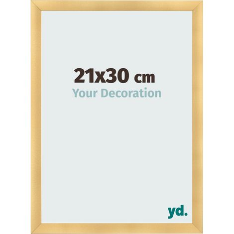 yd. - Cadre photo 21x30 - Or Mat - MDF - Pisa (1/5)