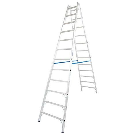 Echelle double H de travail 4,85 H d'echelle 3,25 2x12 echelons (1/5)