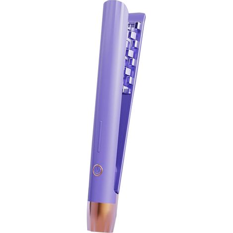 Fer à friser mini ondulateur chauffage rapide volume cheveux tous types 220V violet (1/5)
