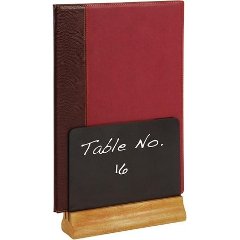 Chevalet de table ardoise double face Olympia - 325 x 210 x 55 mm