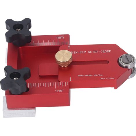 Guide de coupe fine en aluminium pour scie à table, rail de guidage pour rainure en T, accessoire de menuiserie (1/5)